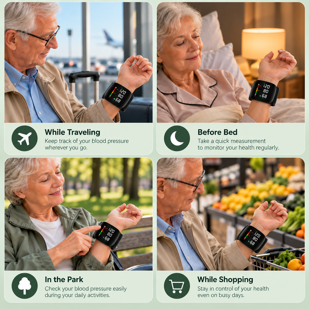Medalvo Care Rechargeable Travel Blood Pressure Monitor
