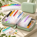 Medalvo Care Portable Pill Organizer Wallet